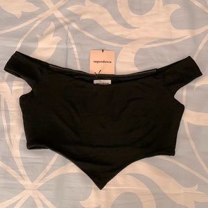 Off The Shoulder Crop Top